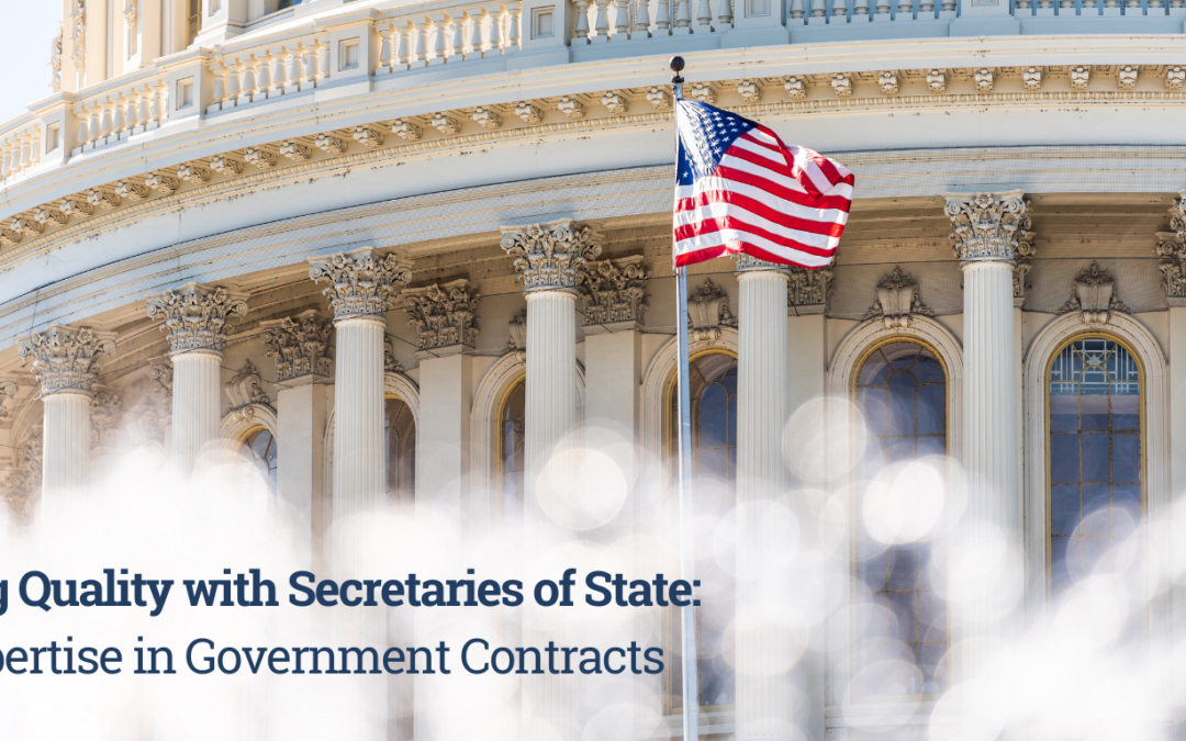 Secretary of State Government Contracts
